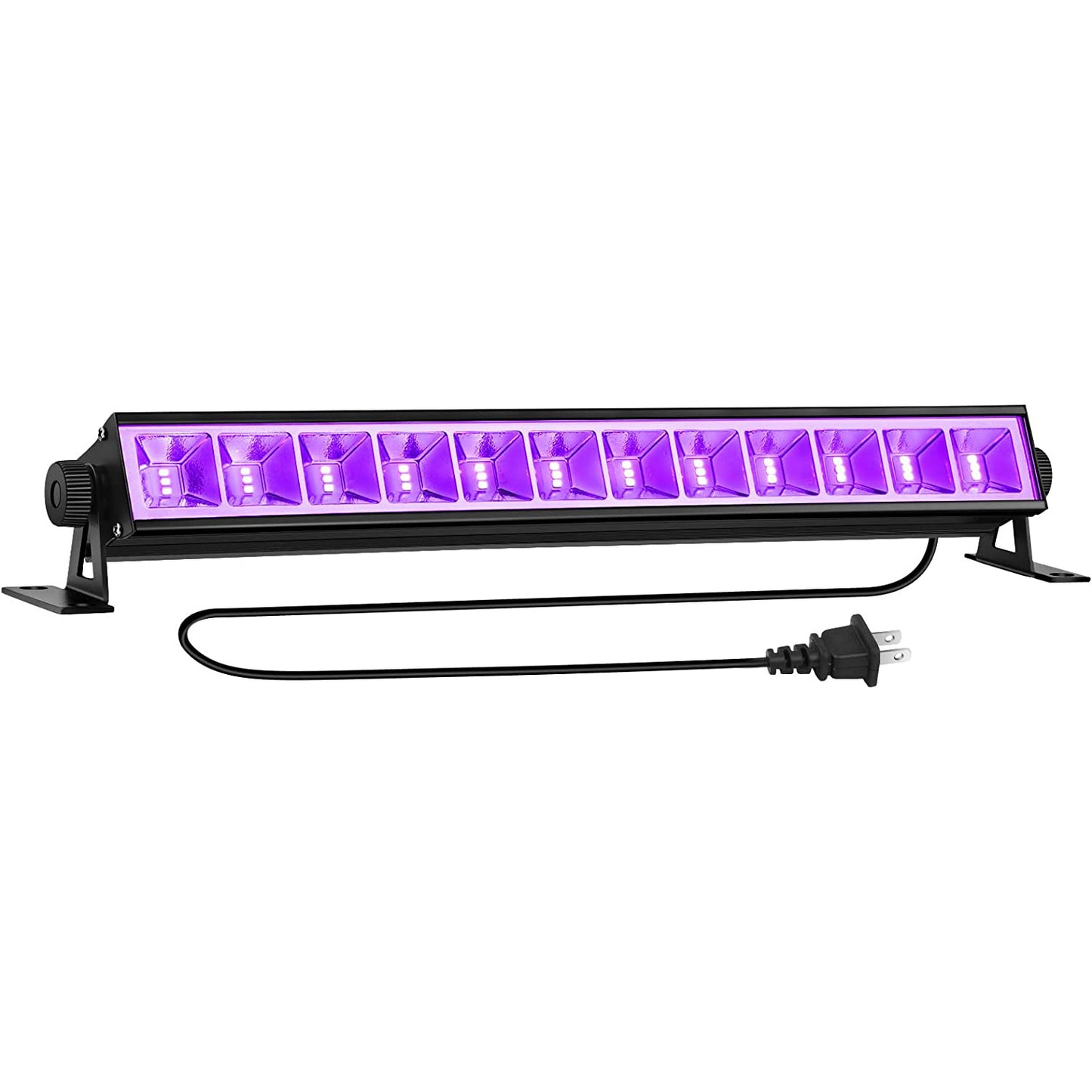 10-Pack, OPPSK 36W 405nm UV LED Black Light bar for Glow Studio Min Golf Club Halloween Party