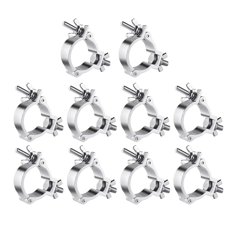 10-pack Heavy Duty 220 lb Aluminum Alloy Mounting Clamp for 1.89-2.0 Inch Truss
