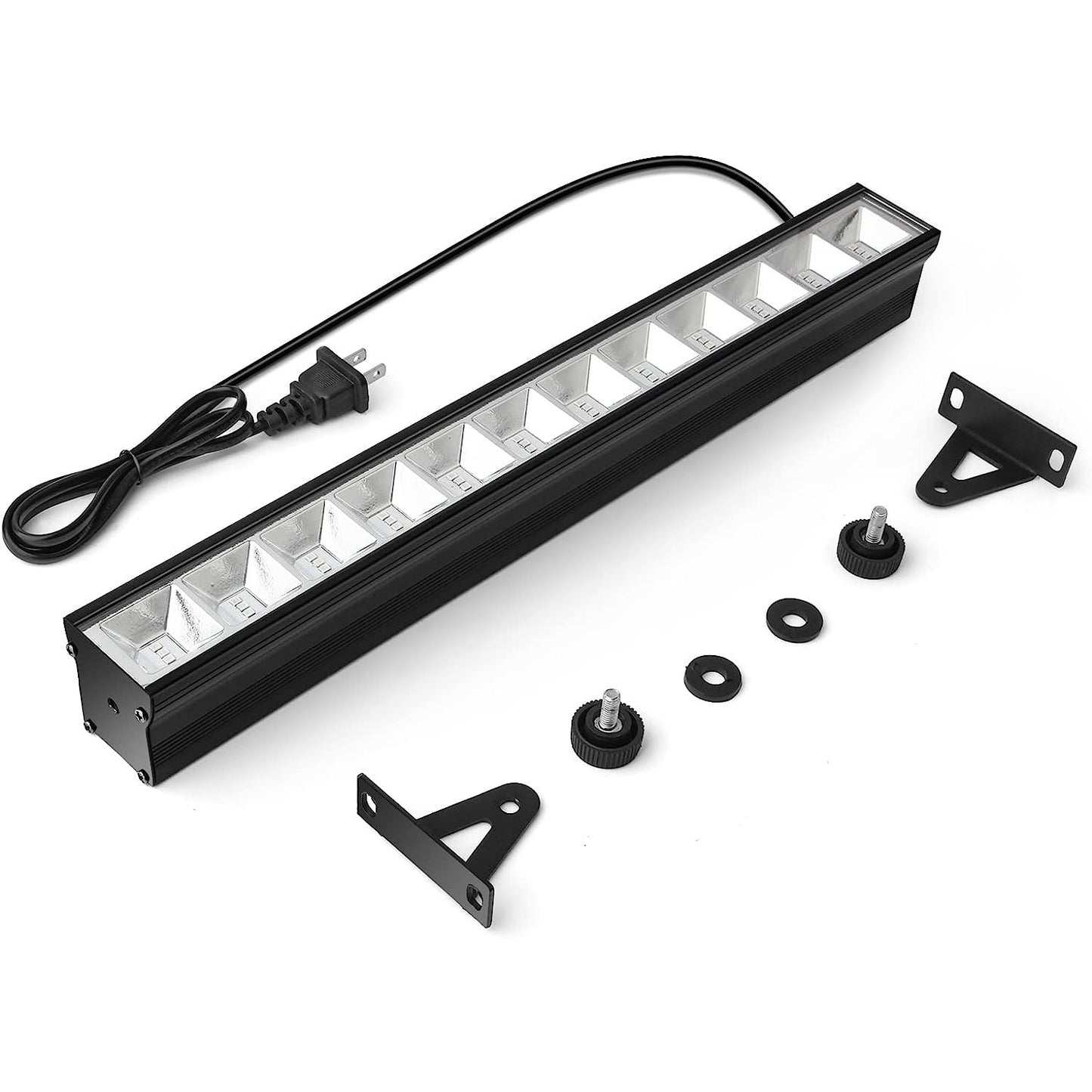 10-Pack, OPPSK 36W 405nm UV LED Black Light bar for Glow Studio Min Golf Club Halloween Party