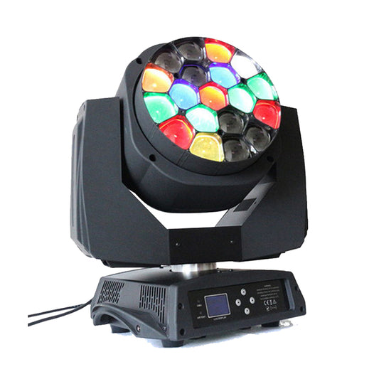 19x15W 4in1 RGBW DMX Bee Eye Zoom LED Beam Wash Moving Head Light