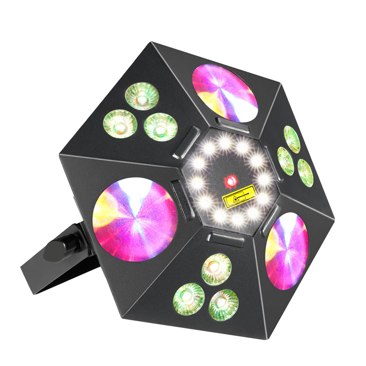 4-Pack, OPPSK 90W Multi-Effect Disco Light RGBW 4in LED Beam Light Laser DJ Lighting for Party Club KTV