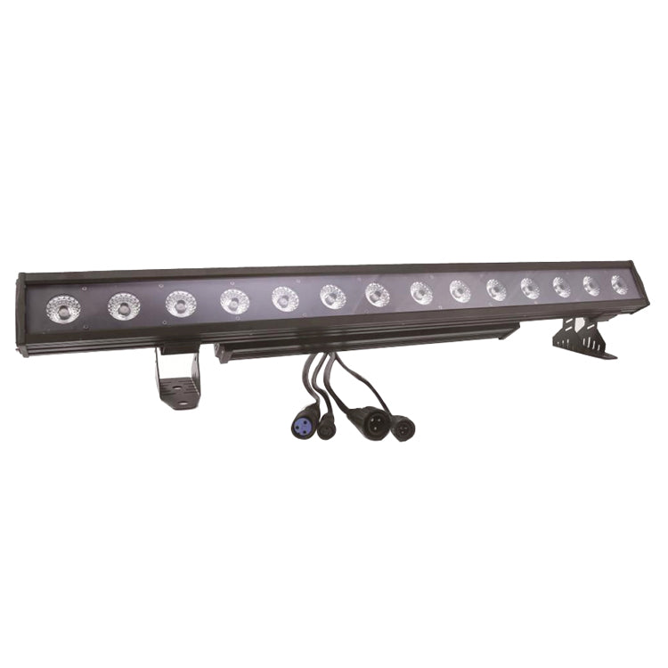 4-Pack, OPPSK 14x30W RGBWA 5in1 Pixel Control Aluminum Outdoor DMX LED Wall Washer Light Bar for Architectural Lighting