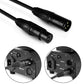 5-Pack, 50ft 15M DMX512 Cable 3 Pin XLR Male to Female Stage Light Signal Cable