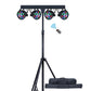 2-Pack, OPPSK 60W RGB DJ Disco Ball LED Par Light System with Stand and Carry Bag for Party Event