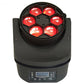 4-Pack, OPPSK 6x15W Big Bee Eye RGBW 4in1 90W LED Professional Show lighting Sharpy Beam Moving Head Light