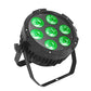 4-Pack, 7x15W RGBAW 5in1 Outdoor Mini DJ Stage Lighting IP65 Waterproof LED Par Can Light for Concert Event Party