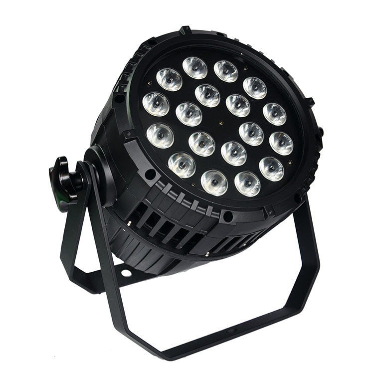 4-Pack, OPPSK 18x15W RGBWA 5in1 Waterproof LED Par Light