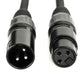 10-Pack, 6.5ft 2M Flexible DMX Cable 3 Pin Signal XLR Male to Female DMX Cable for DJ Stage Lights